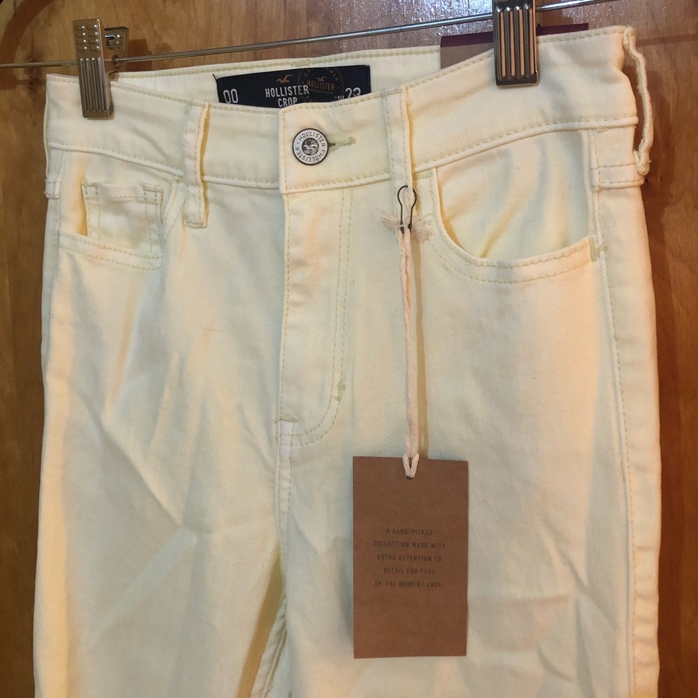 Hollister High Rise Crop Super Skinny Jeans NWT - Picture 3 of 9